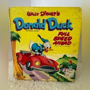 Vintage Walt Disney's Donald Duck childrens Book